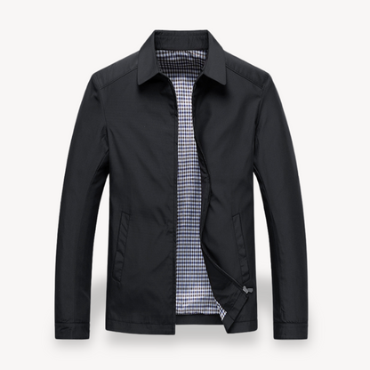 Men's Lightweight Cotton Plaid Summer Jacket