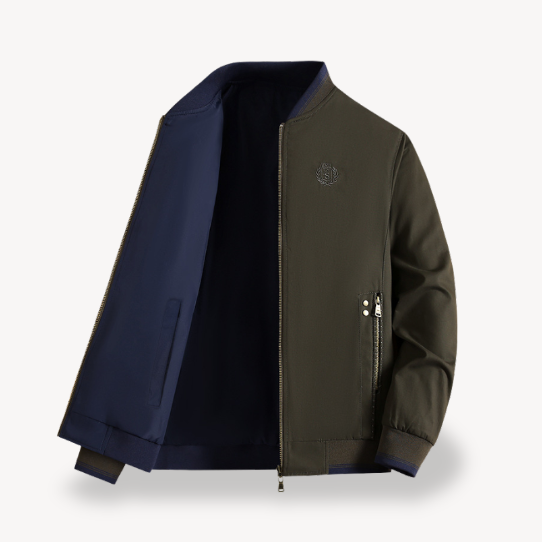 Men's Lightweight Slim Fit Bomber Jacket Multiple Colors
