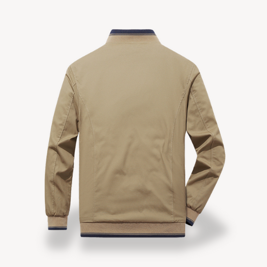Herren Bomberjacke Leicht Slim Fit Vielfältige Farben - IdealeKleiden