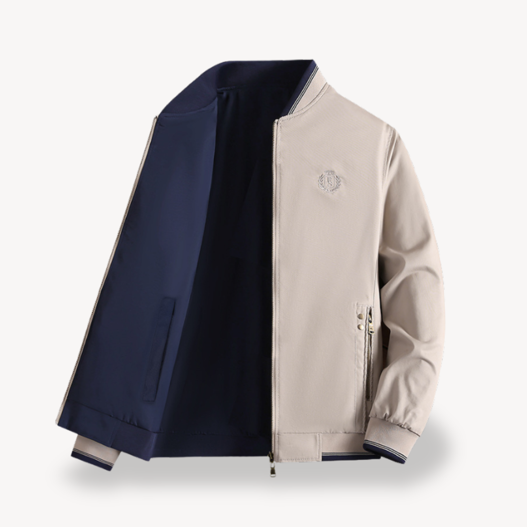 Men's Lightweight Slim Fit Bomber Jacket Multiple Colors