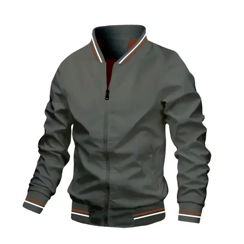 Herren Sommerjacke Leicht Gestreift