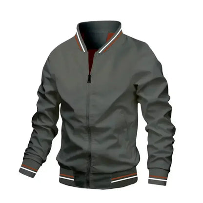 Herren Sommerjacke Leicht Gestreift
