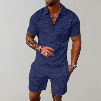 Men's Sports Set, 2-piece Polo and Shorts