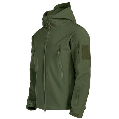 Herren Softshell Jacke Wasserdicht Kapuze