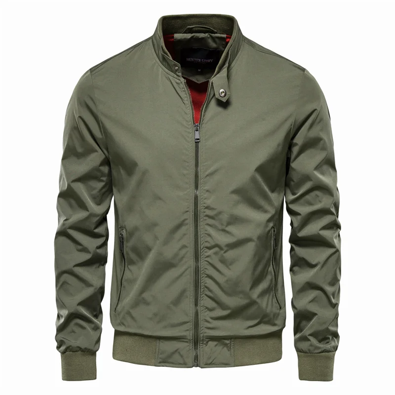 Men's Sporty Lightweight Bomber Jacket