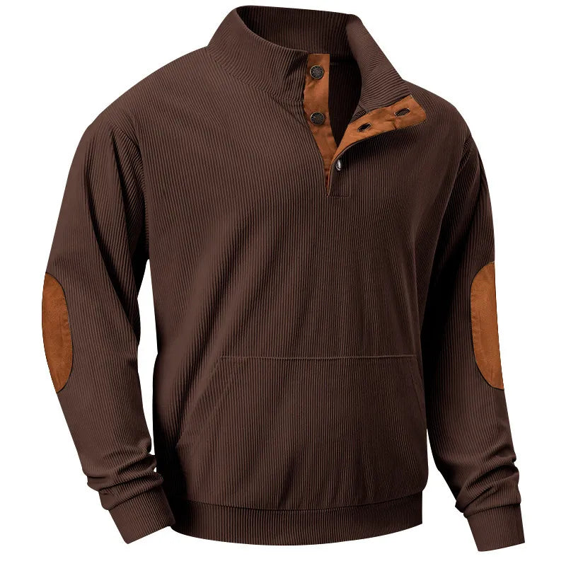 Stylischer Herren Pullover Stehkragen