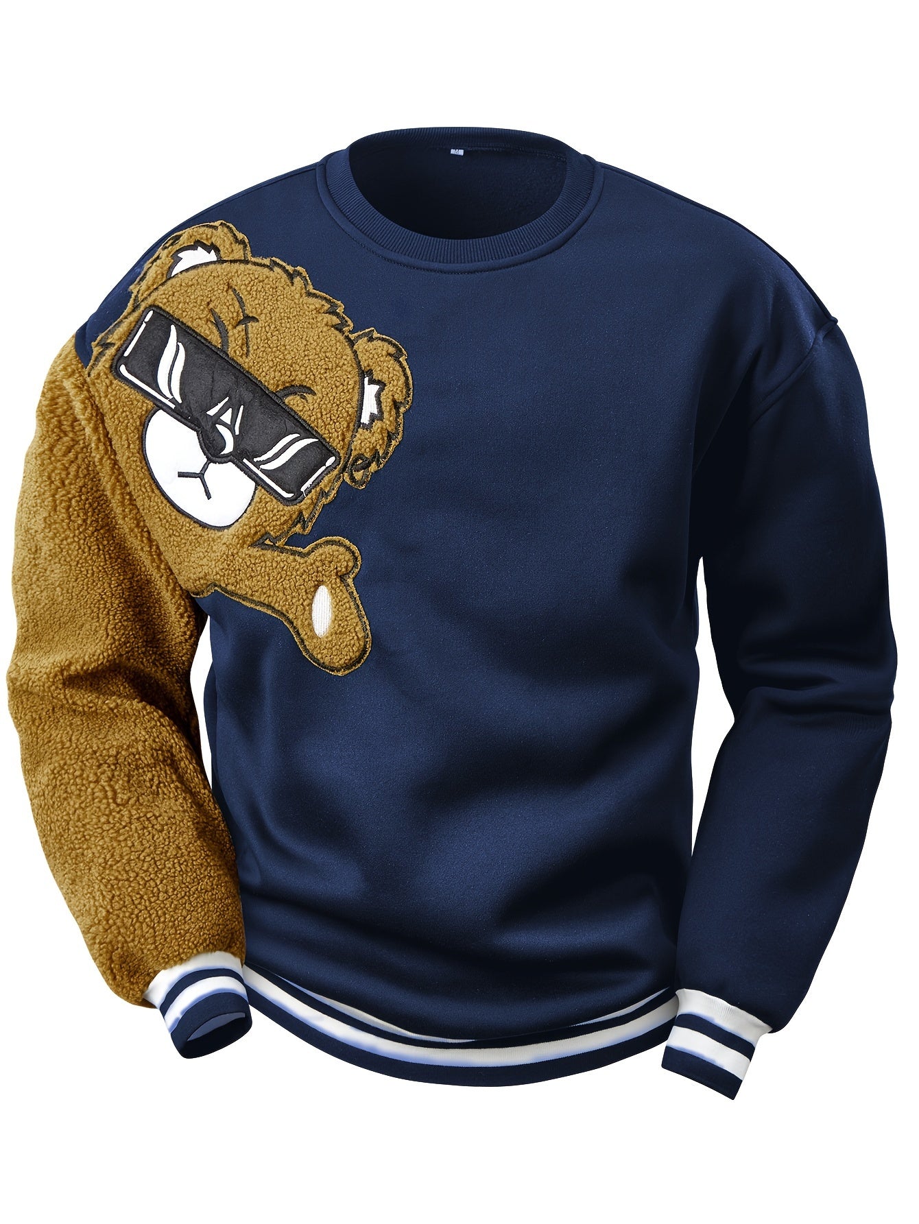 Men's Sweatshirt Cartoon Bear Funny Gift