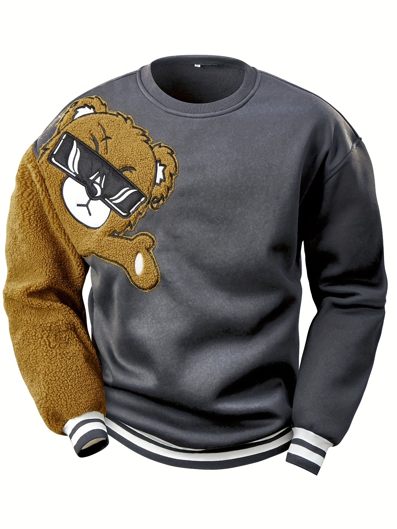 Men's Sweatshirt Cartoon Bear Funny Gift