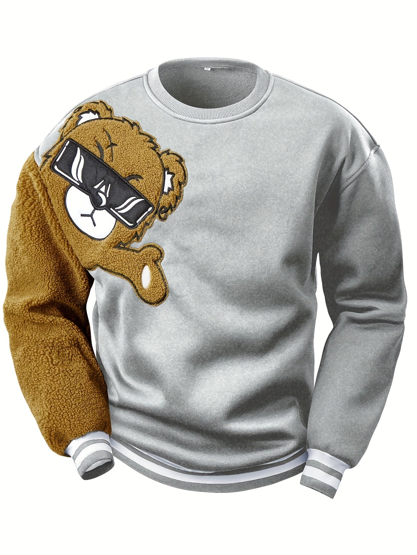 Men's Sweatshirt Cartoon Bear Funny Gift