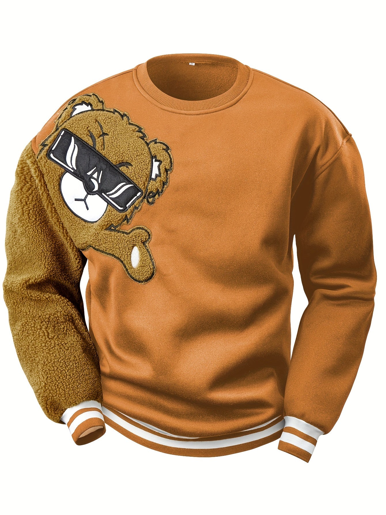 Men's Sweatshirt Cartoon Bear Funny Gift