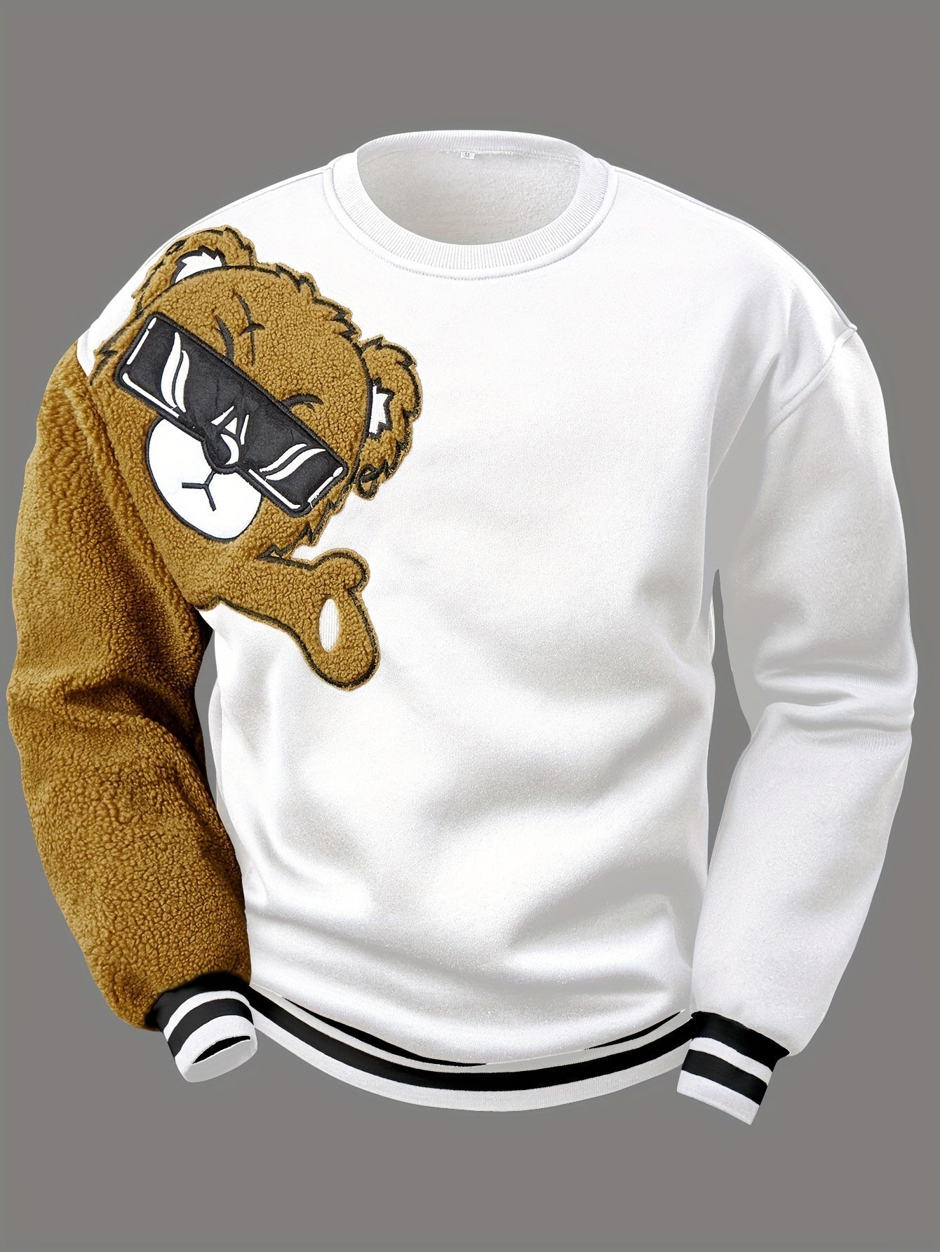 Men's Sweatshirt Cartoon Bear Funny Gift
