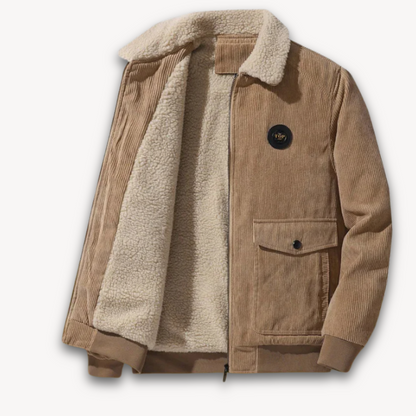 Men's Warm Winter Jacket Sherpa Fleece