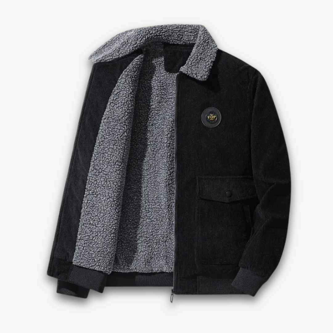 Men's Warm Winter Jacket Sherpa Fleece
