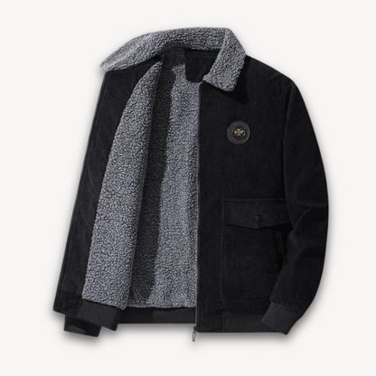 Men's Warm Winter Jacket Sherpa Fleece
