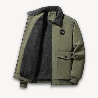 Men's Warm Winter Jacket Sherpa Fleece