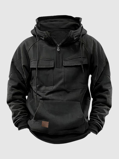 Herren Winterhoodie Warm Isoliert - IdealeKleiden