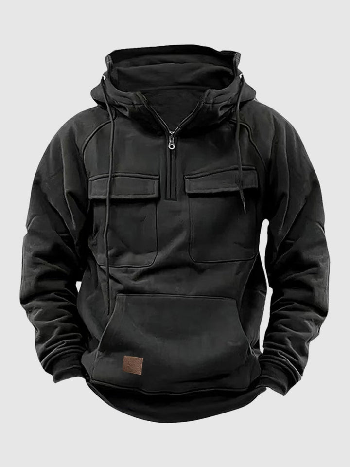 Herren Winterhoodie Warm Isoliert - IdealeKleiden