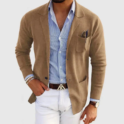 Stylish Men's Casual Knit Blazer