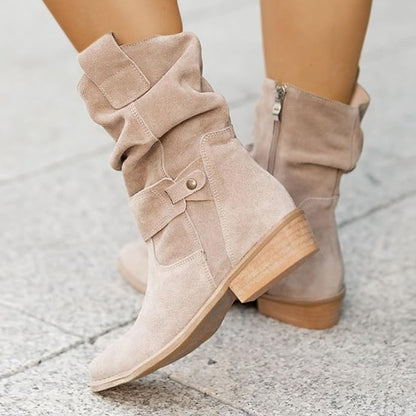 Stilvolle Winterstiefel Damen Knielang - IdealeKleiden