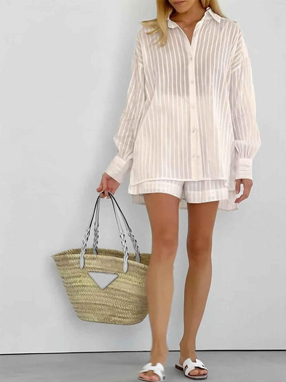 Summer Dress Stripes Pastel Colors