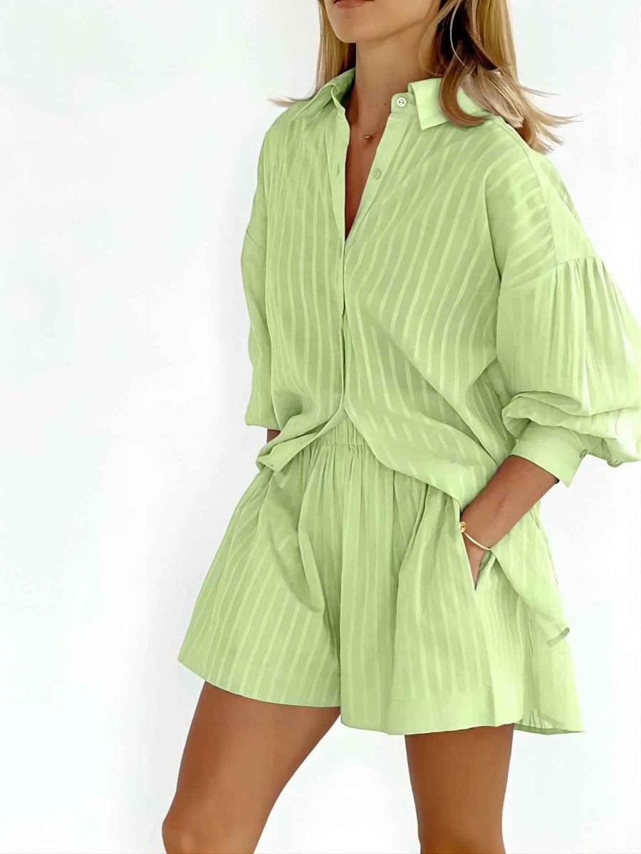 Summer Dress Stripes Pastel Colors