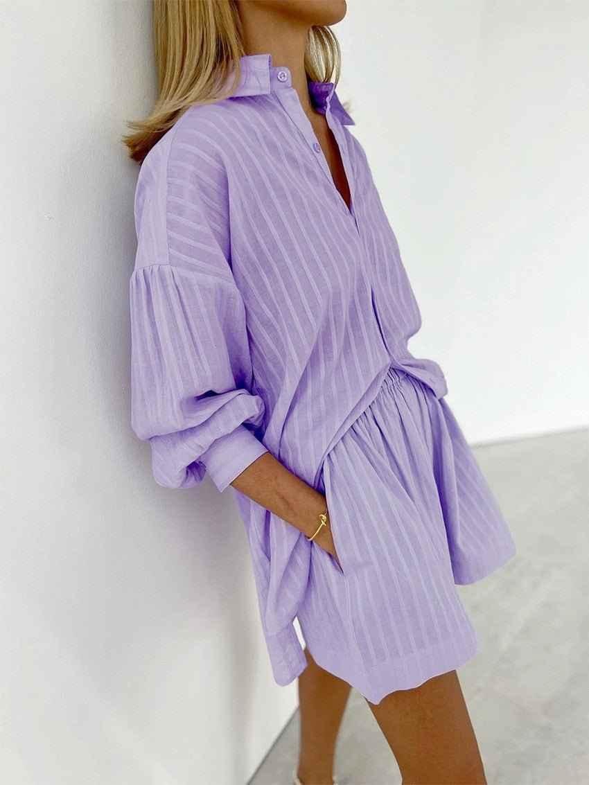 Summer Dress Stripes Pastel Colors