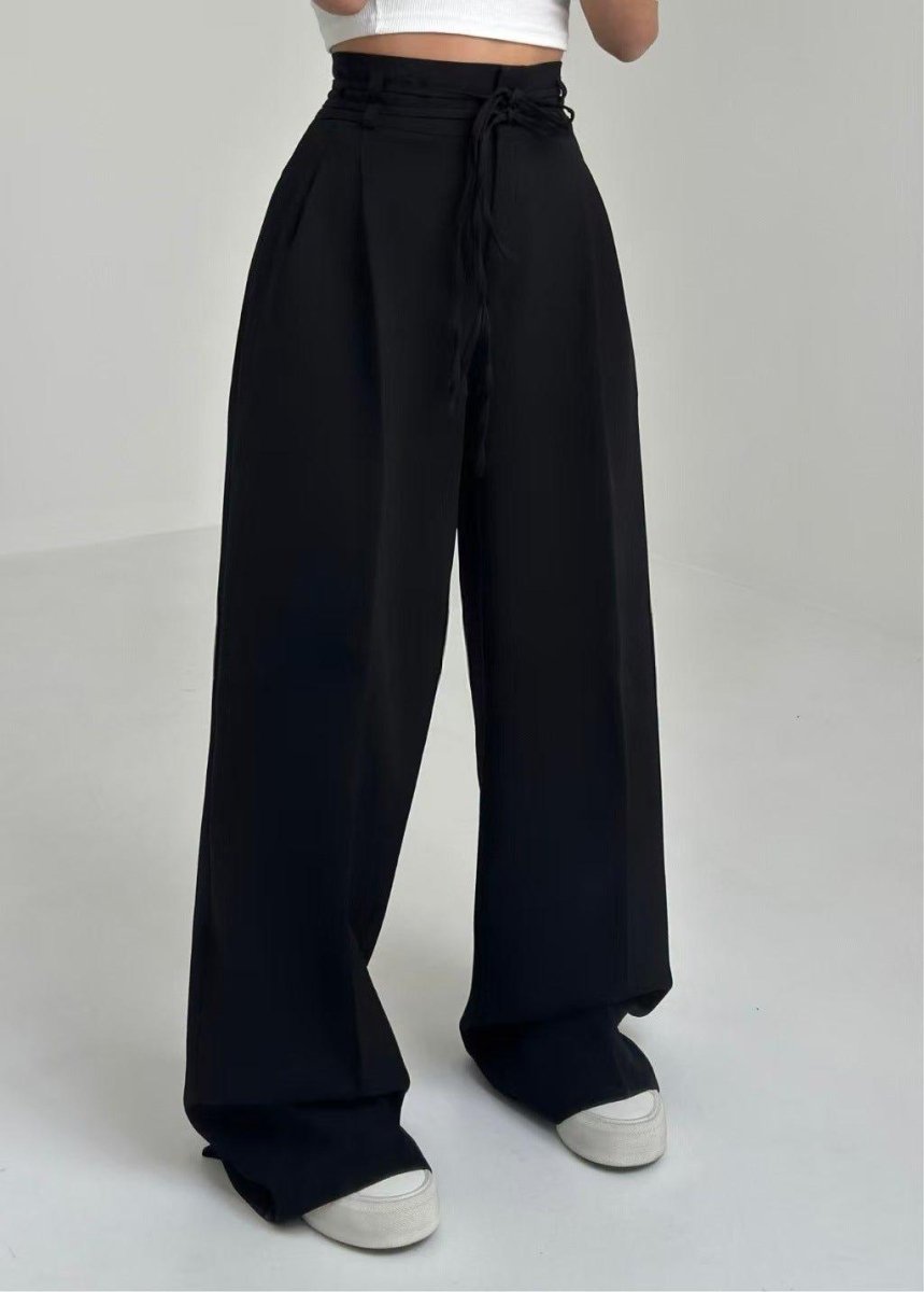 Women's High-Waist Elegant Wide Leg Trousers
