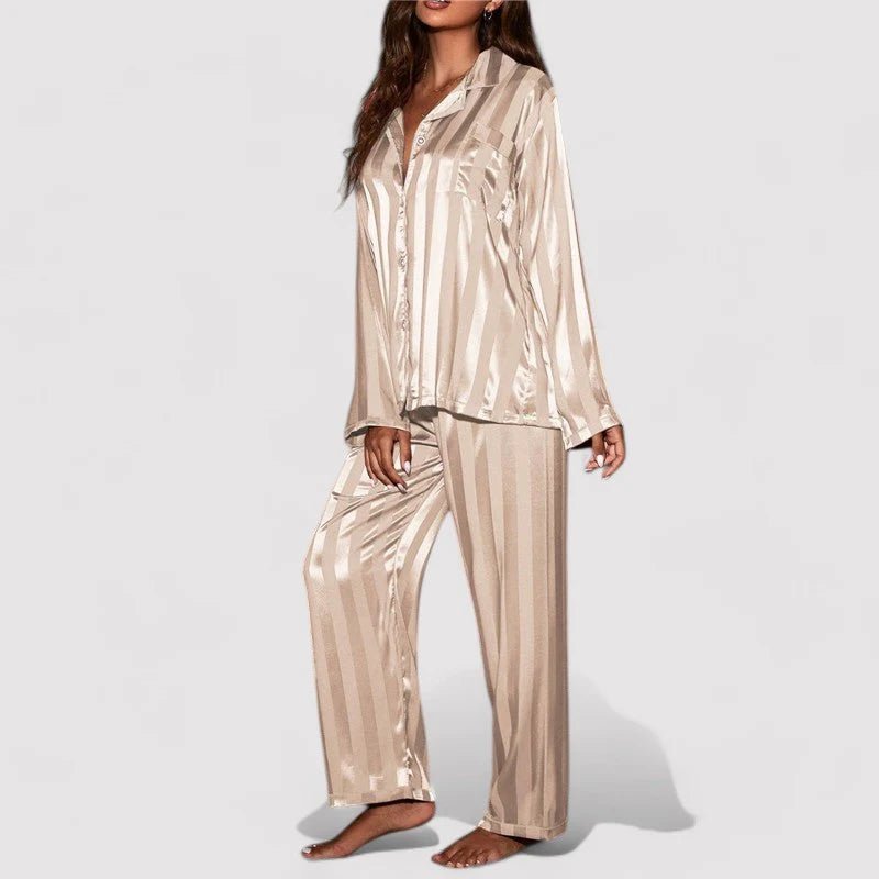 Mädchen Pyjama Set Streifen Design - IdealeKleiden