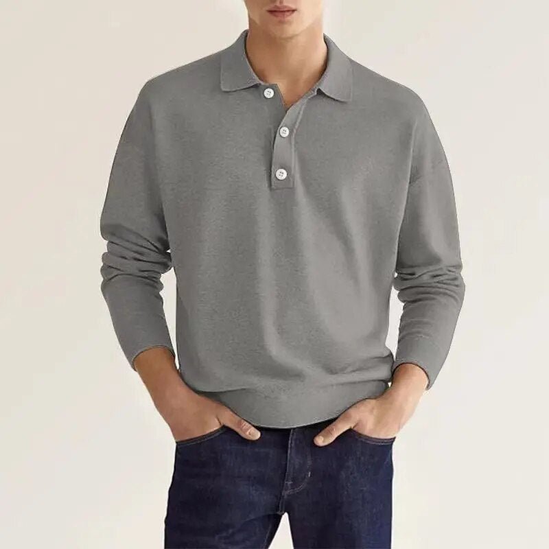 Elegant Men's Long-Sleeve Classic Shirts