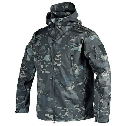 Water-repellent outdoor jacket hood