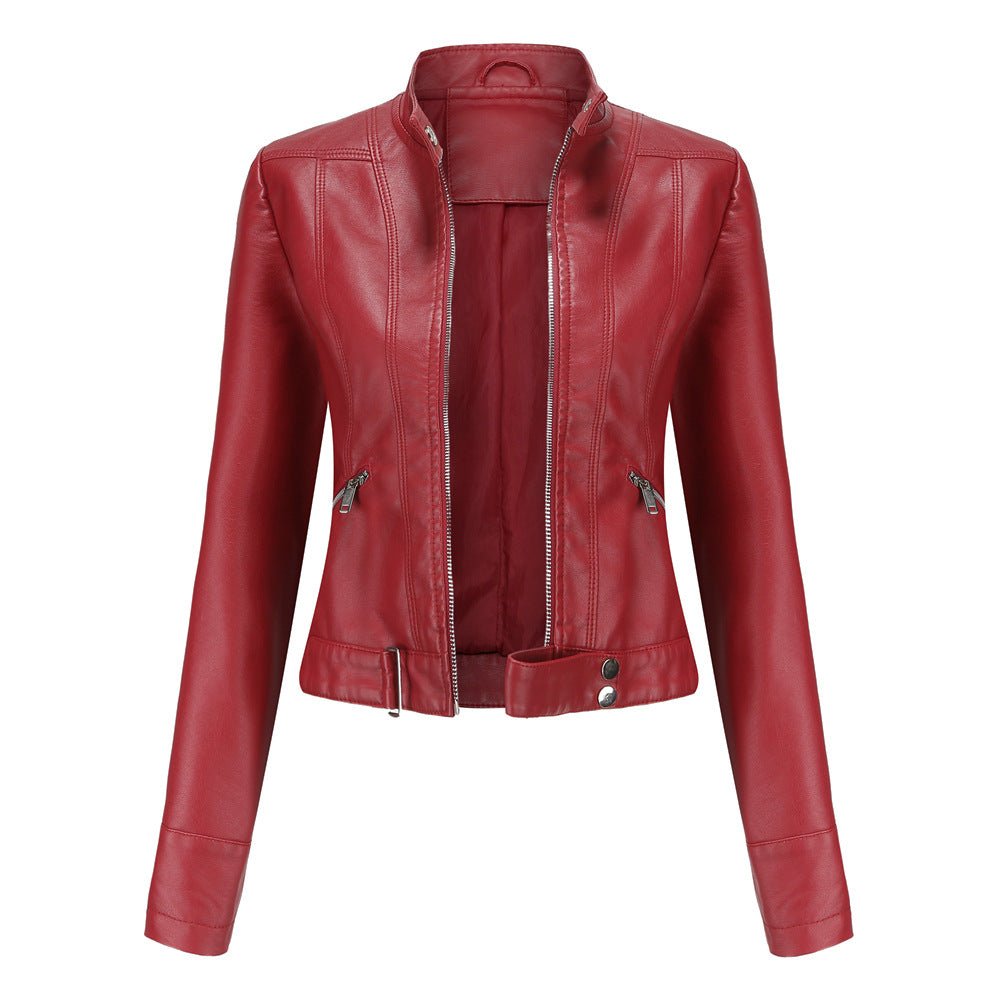 Women's Leather Jacket Slim Fit Modern