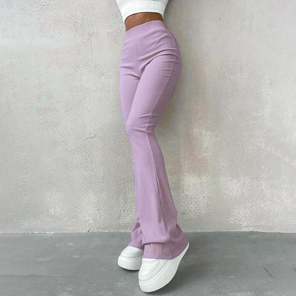 Elegant Flare Pants Women's Fashion