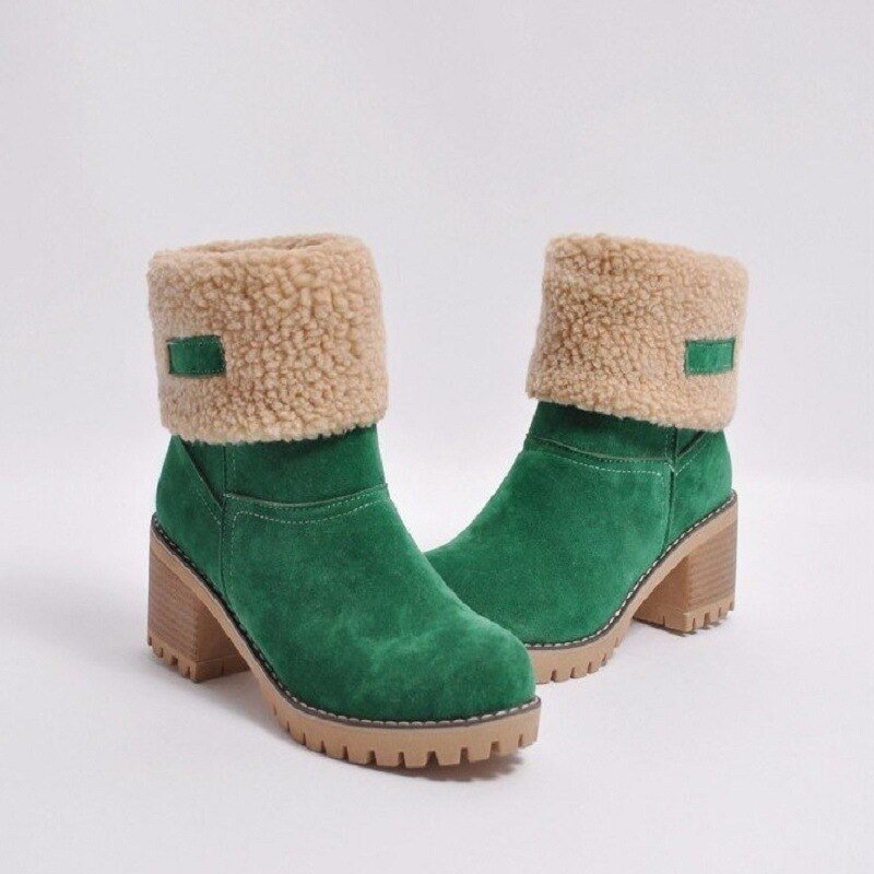 Winter Boots Lined Warm