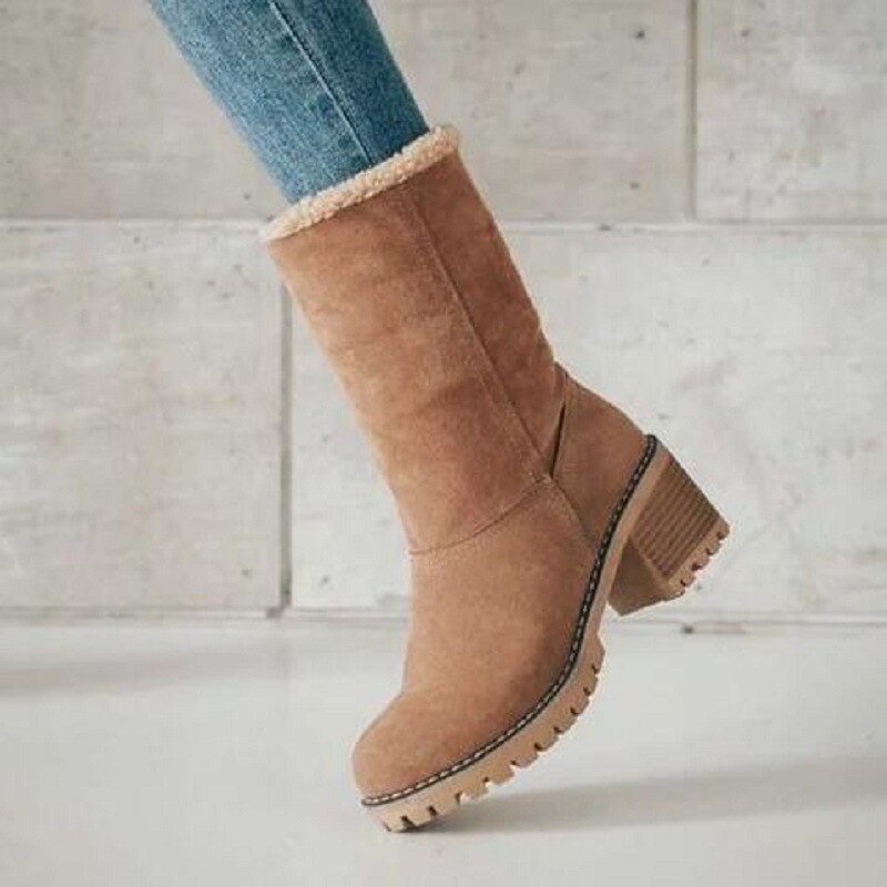 Winter Boots Lined Warm