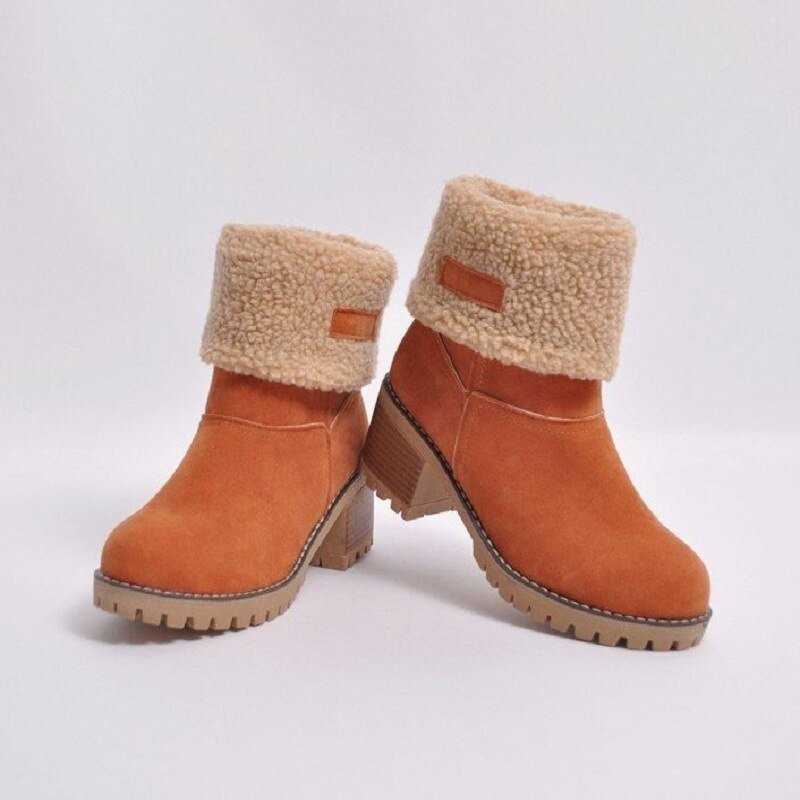 Winter Boots Lined Warm