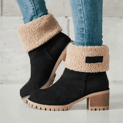 Winter Boots Lined Warm