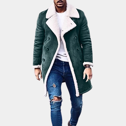 Stylisher Wintermantel Männer Elegant Warm