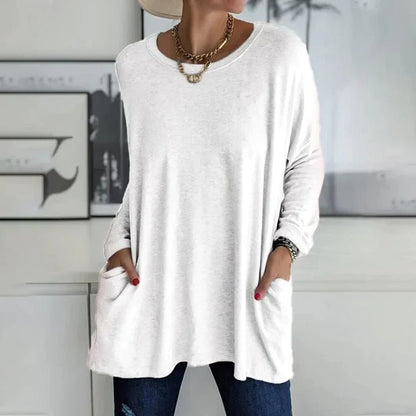 Übergroßer Bequemer Pullover Damen