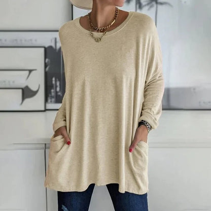 Übergroßer Bequemer Pullover Damen