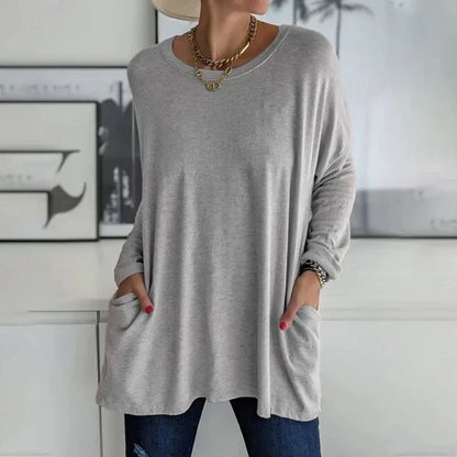 Übergroßer Bequemer Pullover Damen