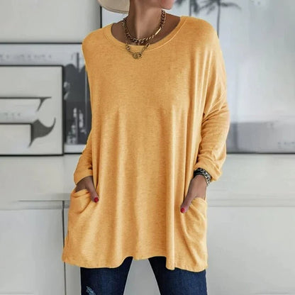 Übergroßer Bequemer Pullover Damen