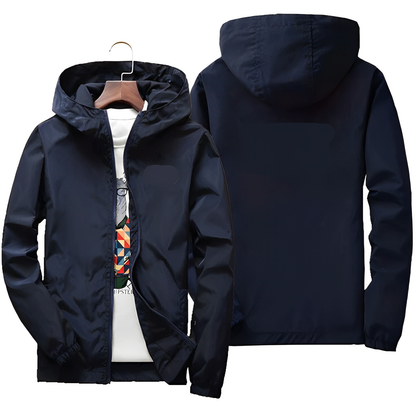 Practical Men's Windbreaker Jacket Sporty