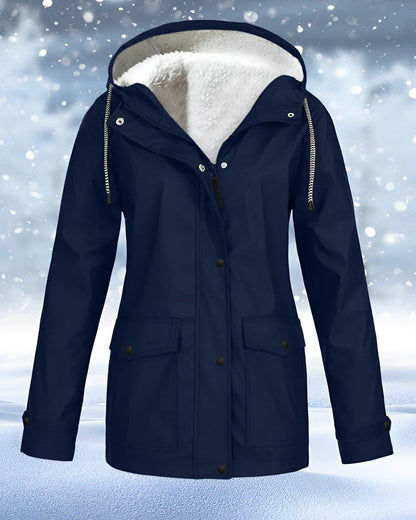 Winter Parka Jacket Faux Fur Lined Warm Insulated