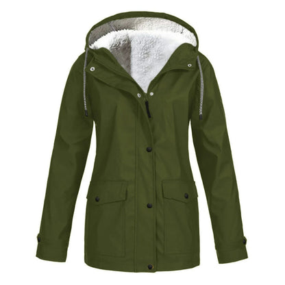 Winter Parka Jacket Faux Fur Lined Warm Insulated