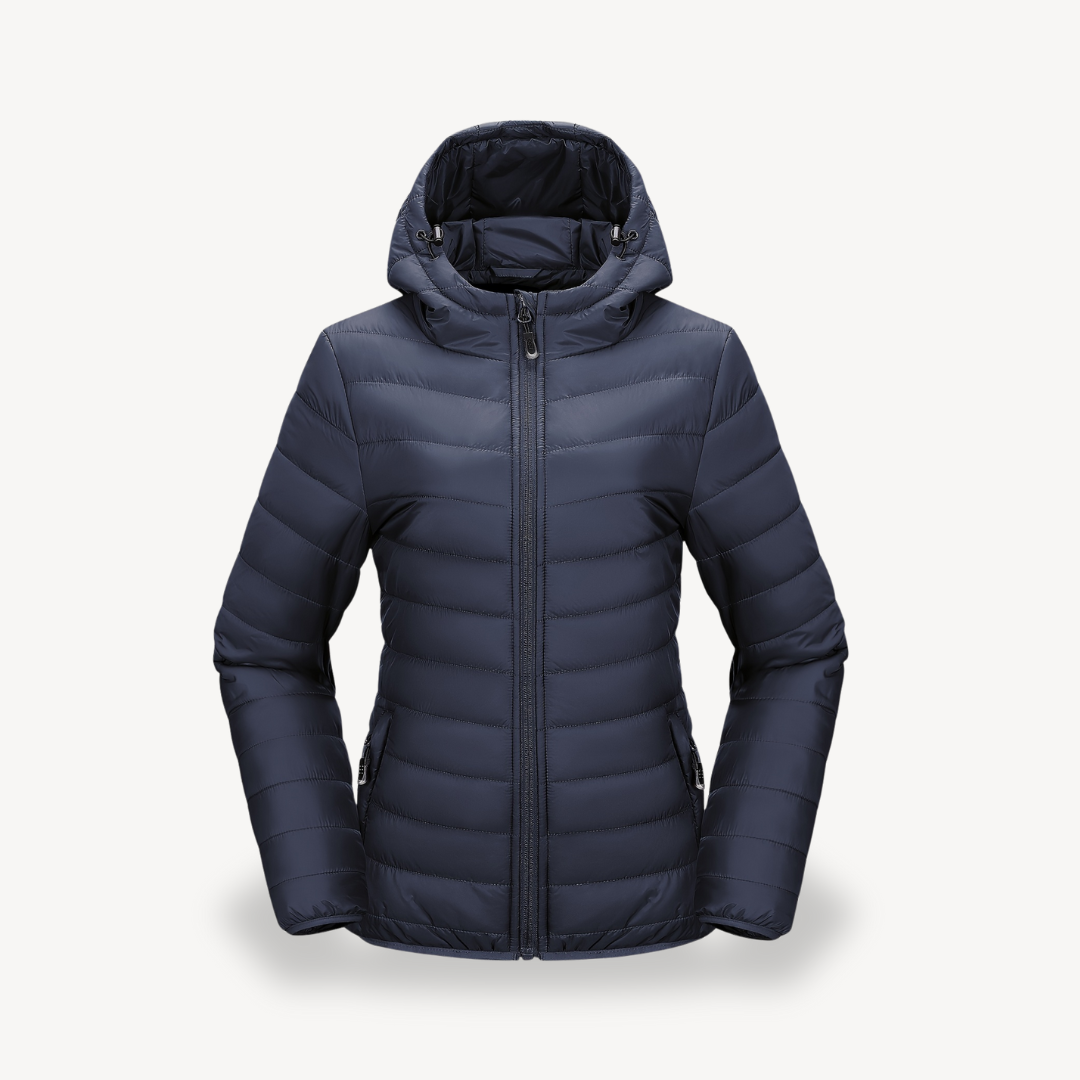 Women's Travel Puffer Jacket Hood Practical