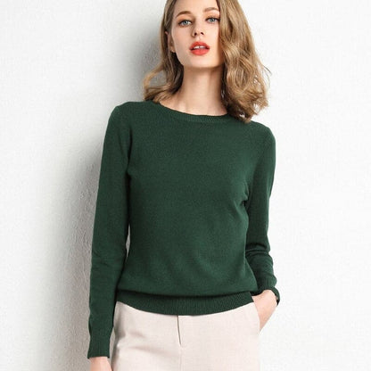 Soft Sweatshirt Women Round Neck Long Sleeve