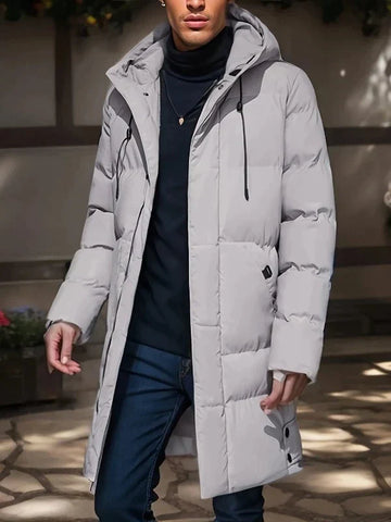 Long Women's Puffer Coat Warm Reinforced
