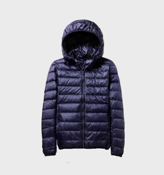 Women's Winter Down Jacket Hooded Warm Insulated