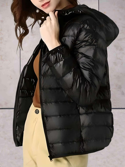 Women's Winter Down Jacket Hooded Warm Insulated