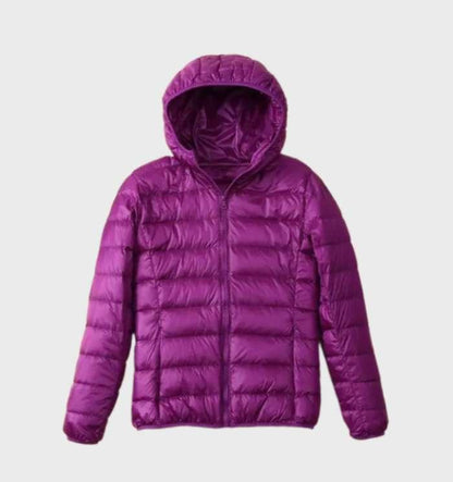 Women's Winter Down Jacket Hooded Warm Insulated